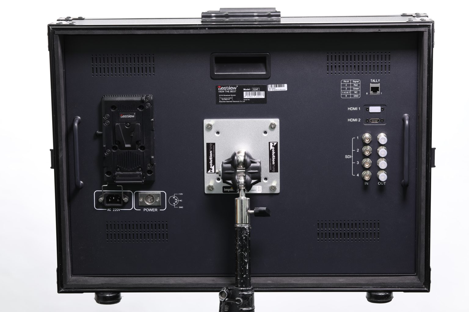 Desview 24" 4K QuadSplit Monitor Resolution Hire